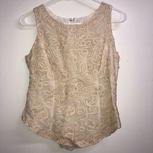 Braided/beaded Tank Top